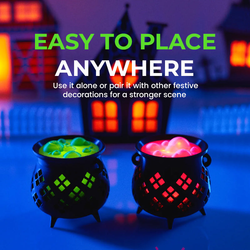 Witch crucible shaped tea wax lamp