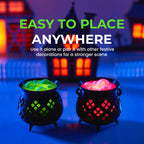 Witch crucible shaped tea wax lamp
