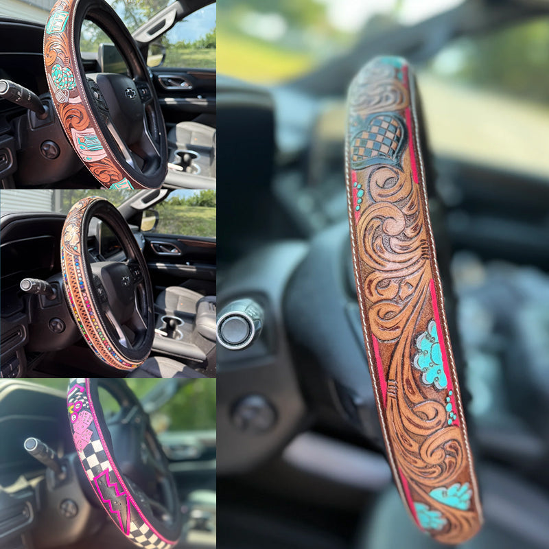 🤠 Funda de Volante Estilo Charro - Accesorio Auténtico para Tu Auto
