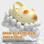 Cute Cat Paw Clogs - Unique Paw Print Slippers, EVA Massage Sandals, Non-Slip, Quick Dry, Two-Way Wear for Women & Cat Lovers