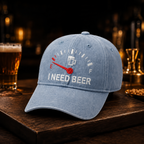 🍺 'JAG BEHÖVER ÖL' broderad basebollkeps – Unisex minneskeps 🧢