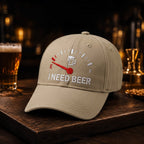 🍺 'JAG BEHÖVER ÖL' broderad basebollkeps – Unisex minneskeps 🧢