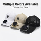 Ultralight UV Protection Baseball Cap with Solar Fan