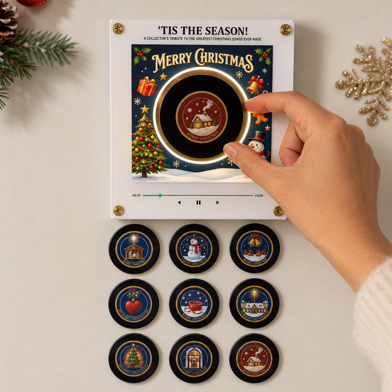 🎄 Kylskåpsmagnet med julmusik | 9 klassiska julsånger som sprider julstämning