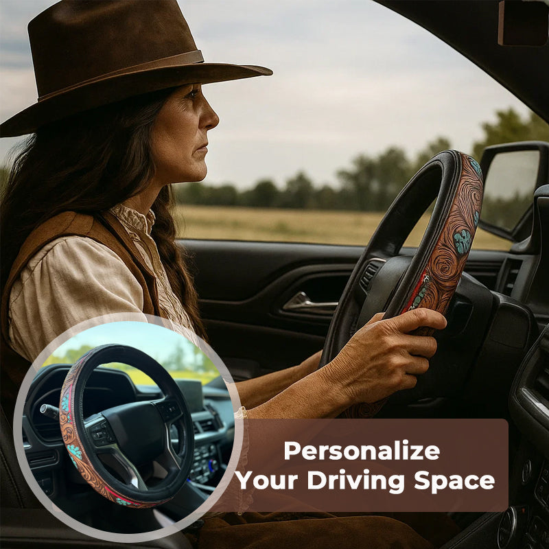 🤠 Funda de Volante Estilo Charro - Accesorio Auténtico para Tu Auto
