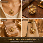 Romantic Mechanical Heart Pendant | Unique Love Gift Necklace For Couples