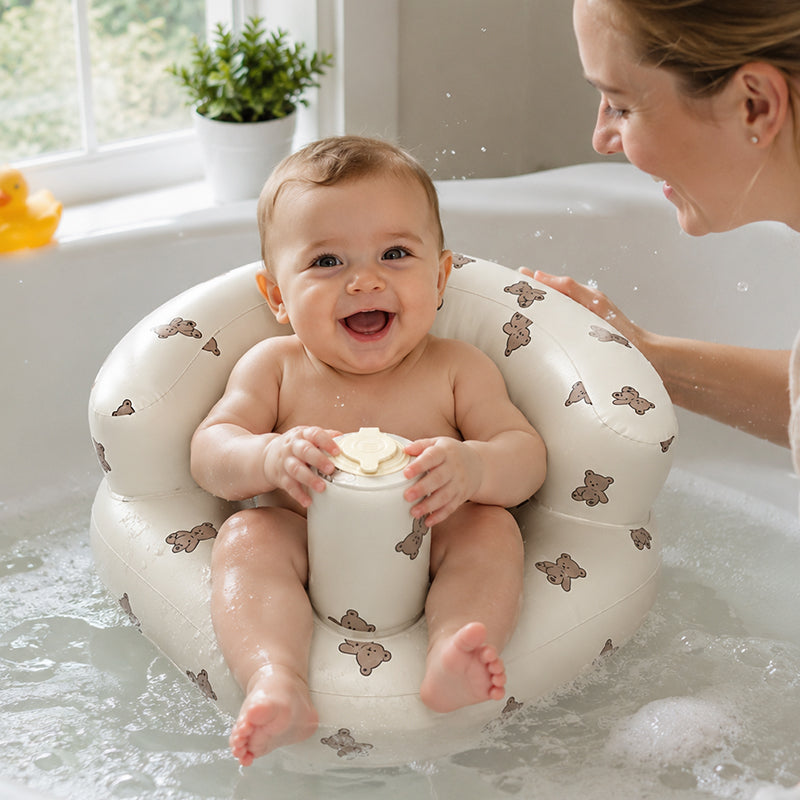 👶 Inflatable Baby Sit-Up Chair & Bath Seat