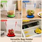 🌿 Foldable Bag Holder Stand for Everyday Kitchen Use