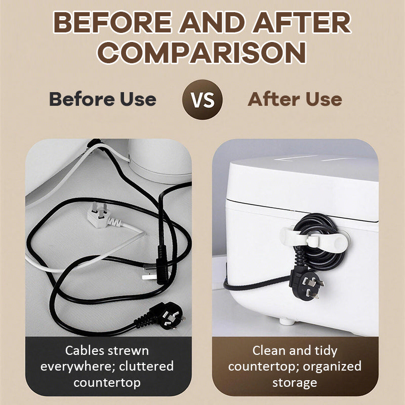 Multi-Functional Power Cord Organizer – Cable Management Holder
