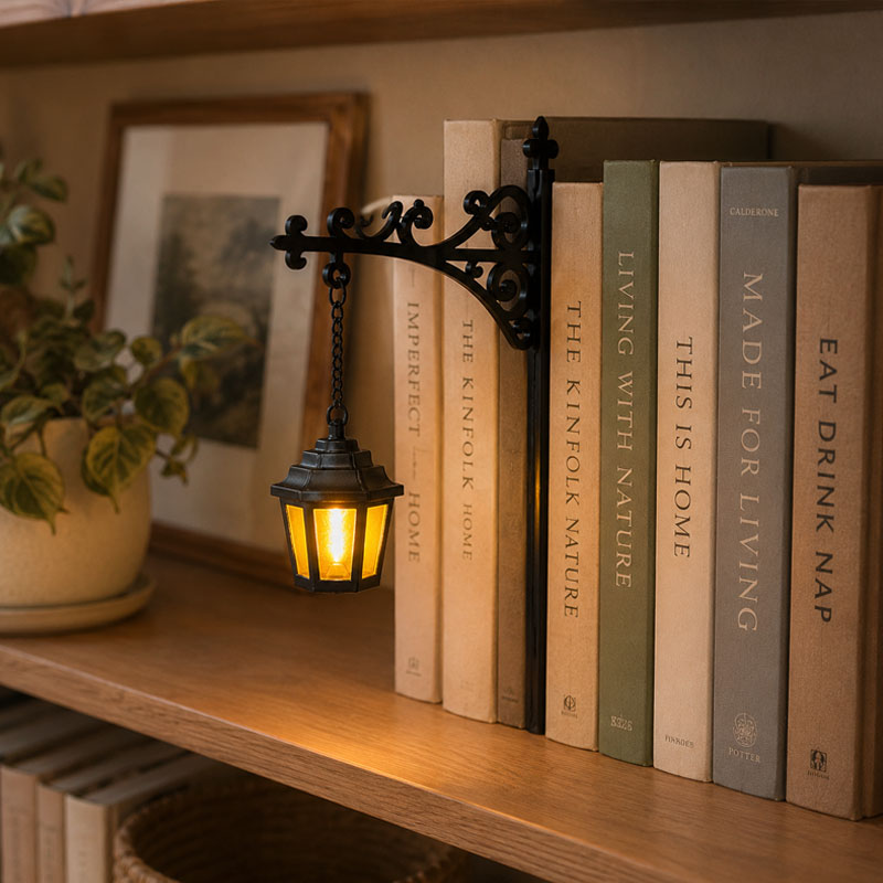 Bookshelf Lantern Light - Library Bookshelf Lighting Lantern