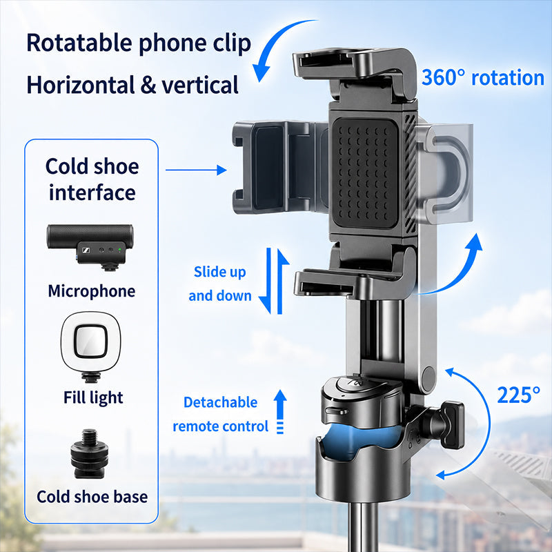Bluetooth Phone Selfie Stick Tripod