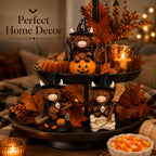 Halloween Highland Cow Witch Ornament