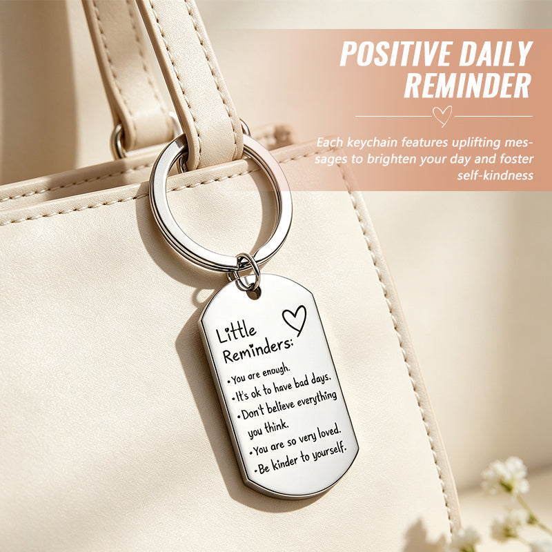 Little Reminders Engraved Keychain