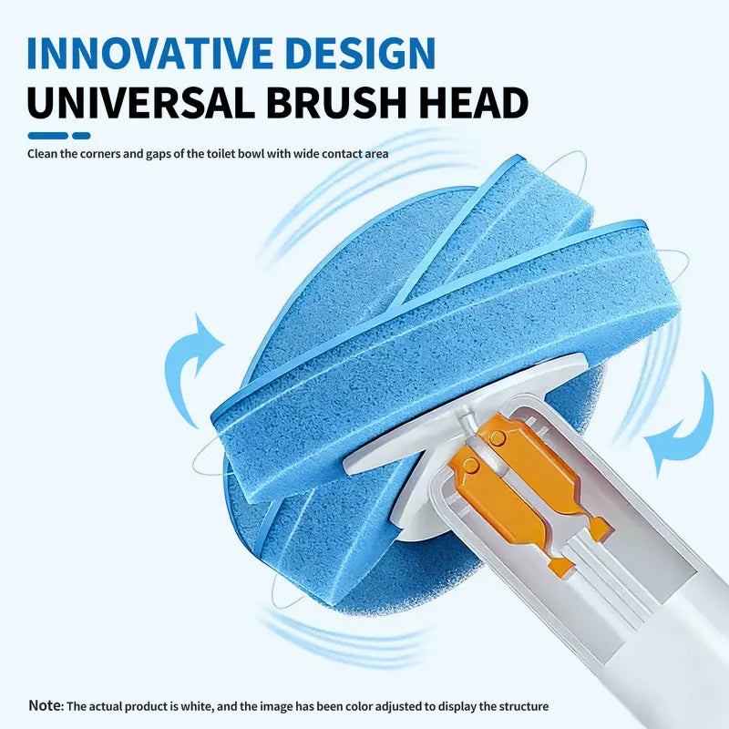 Disposable Toilet Brush System with Holder & Refills