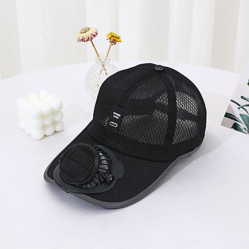Ultralight UV Protection Baseball Cap with Solar Fan