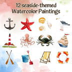 ✍️Beginner Watercolor Paint Set🎨Watercolor Animal Workbook