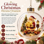 🎄Glowing Christmas Diorama Ornament – A Tiny Winter World in the Palm of Your Hand👼