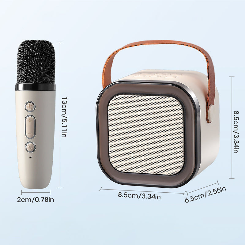 🧸 Mini karaoke machine with wireless microphone