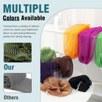 Back Exfoliating Bath Scrubber Long Strip with Rope Bath Towel High Elasticity Sauna Towel