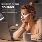 Microcurrent Eye Massager with Red Light Therapy
