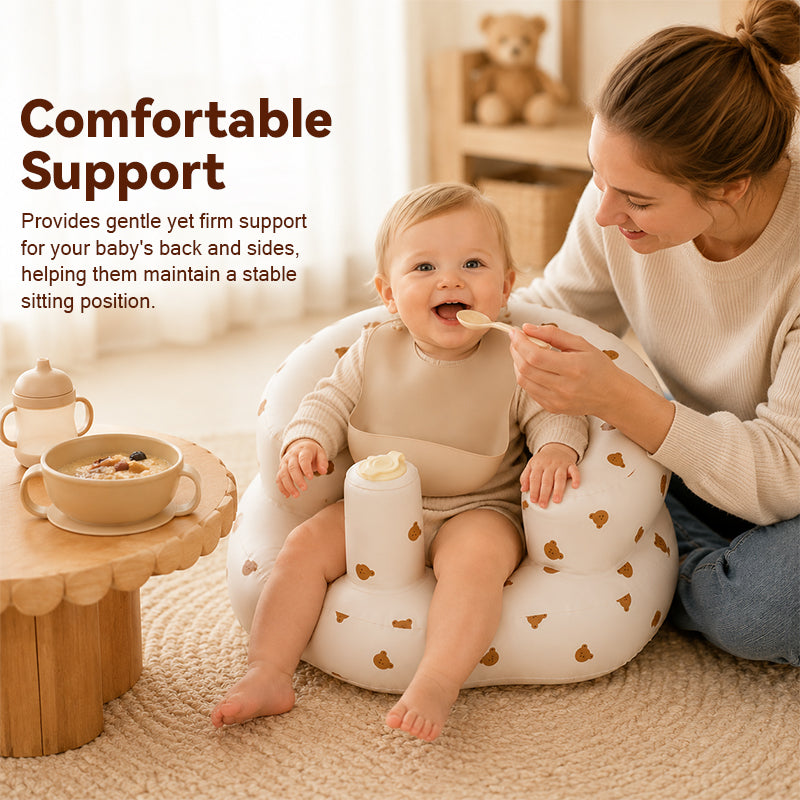 👶 Inflatable Baby Sit-Up Chair & Bath Seat