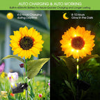 🌻 Solar Sunflower Garden Lights