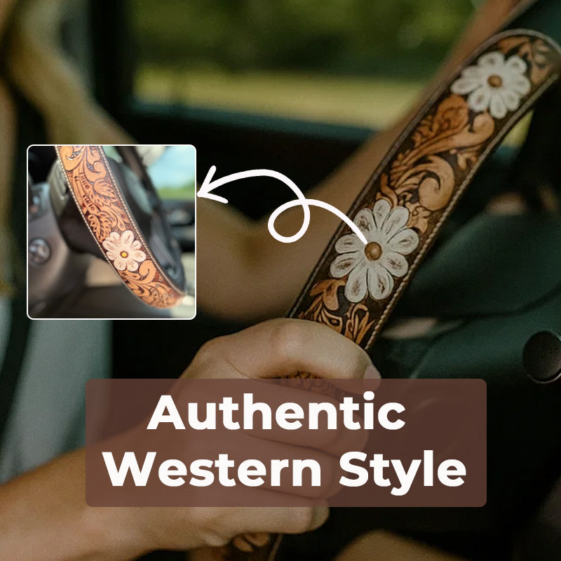 🤠 Funda de Volante Estilo Charro - Accesorio Auténtico para Tu Auto