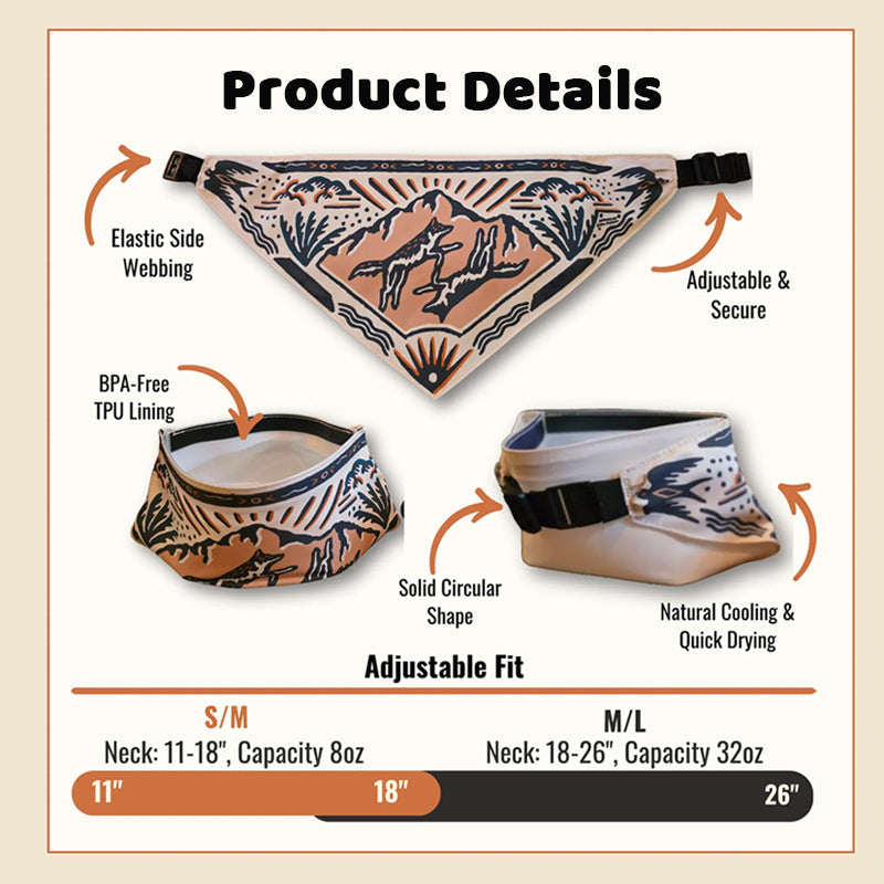 Dog Water Bandana