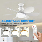 Household Silent Mini Fan Light