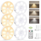 Three-color remote control sensor night light
