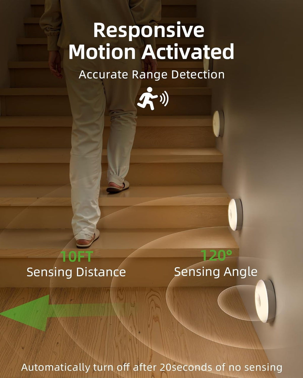 Three-color remote control sensor night light