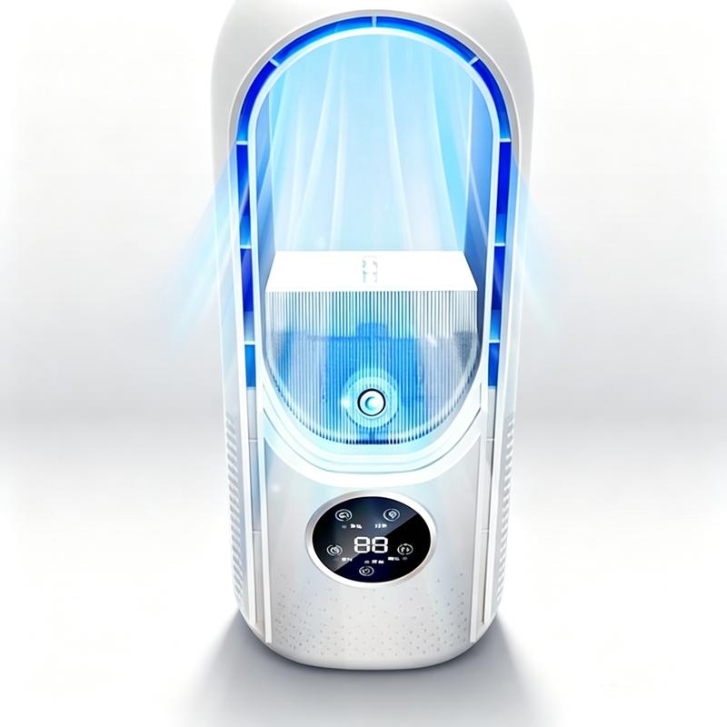 🌬️Desktop Bladeless Misting Fan