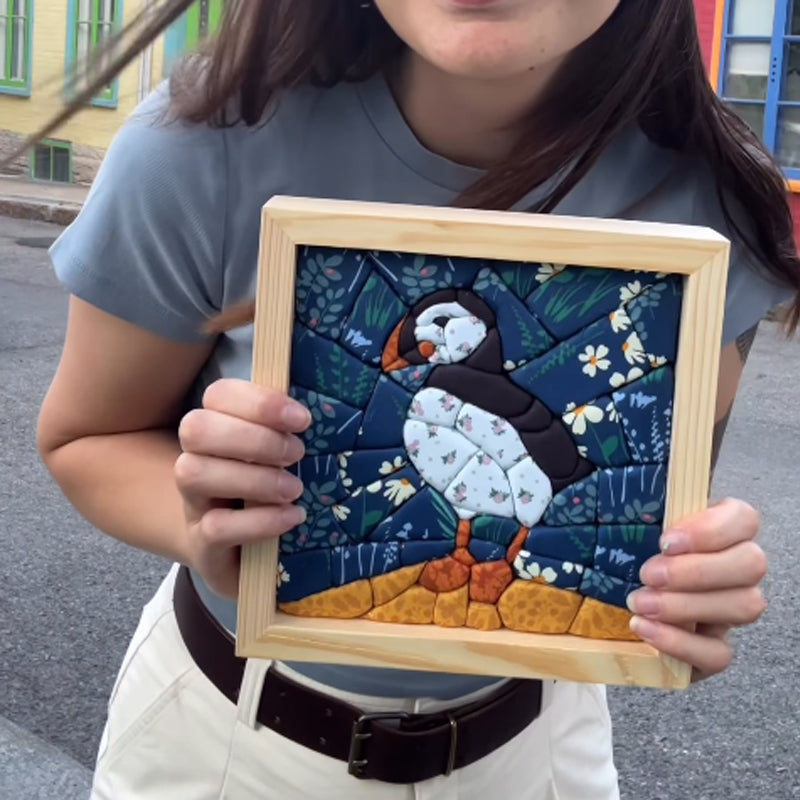 🖼️ Quilted Fabric Wall Art Kit