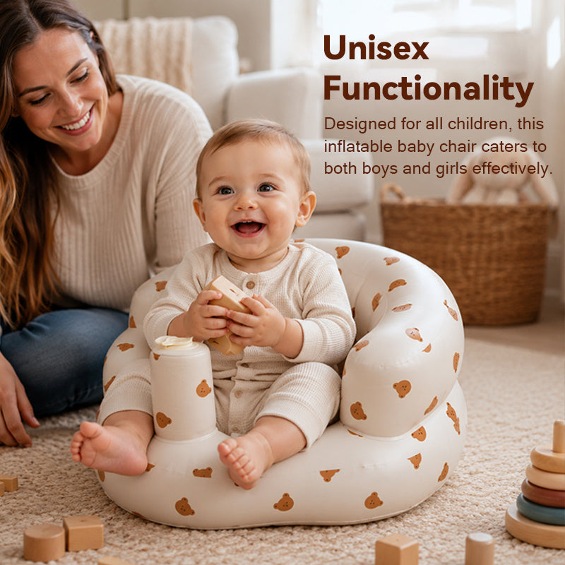 👶 Inflatable Baby Sit-Up Chair & Bath Seat