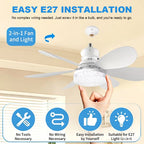 Household Silent Mini Fan Light