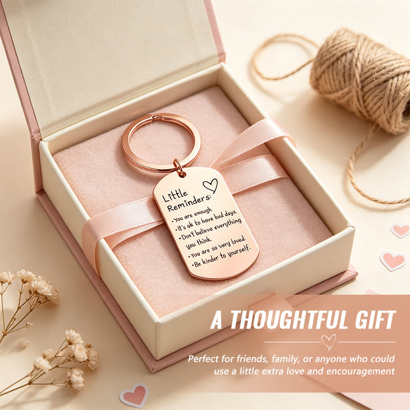 Little Reminders Engraved Keychain