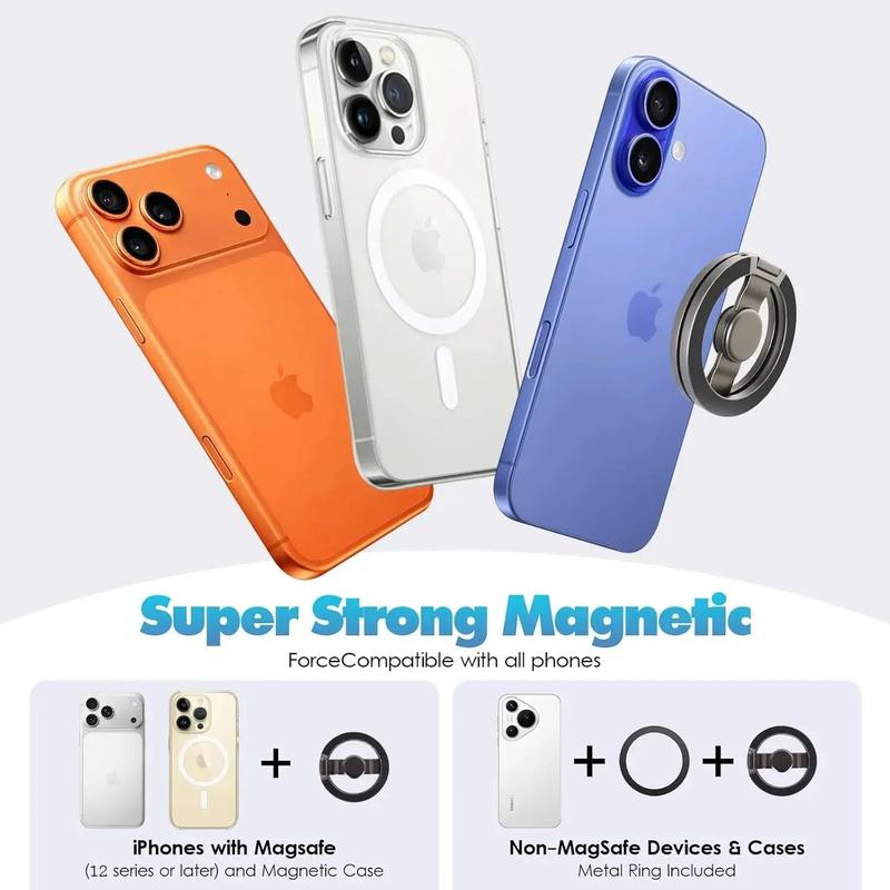 Foldable Magnetic Ring Phone Mount