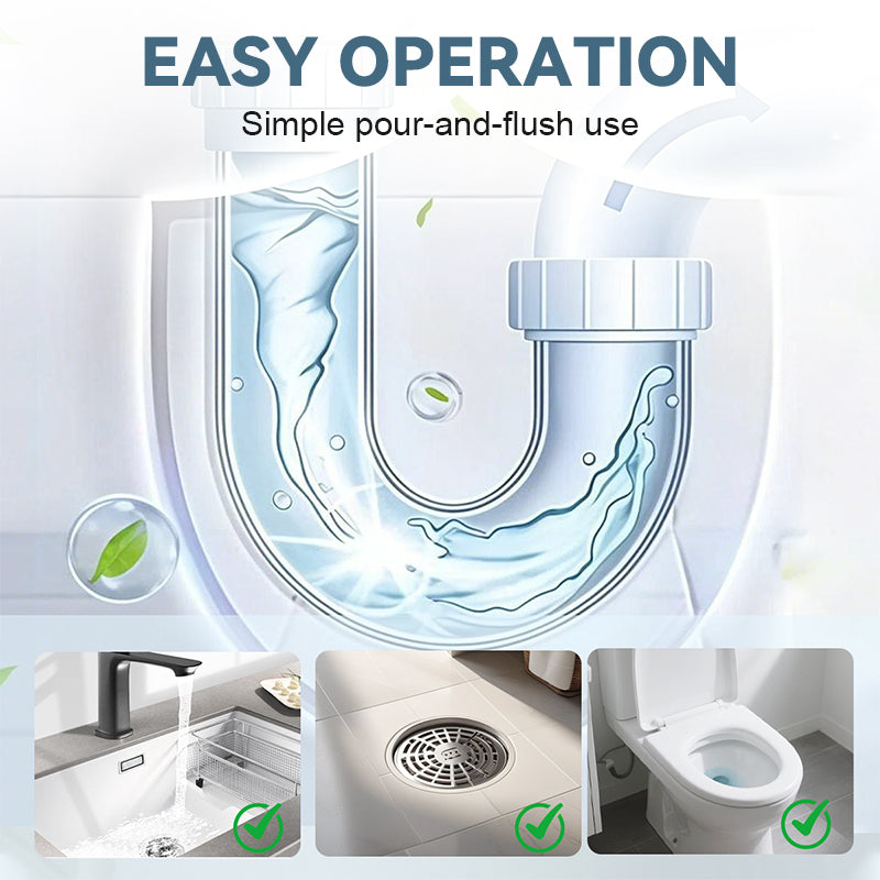 🚰 Powerful Drain Cleaning · Easy Home Maintenance · Fresh Pipes