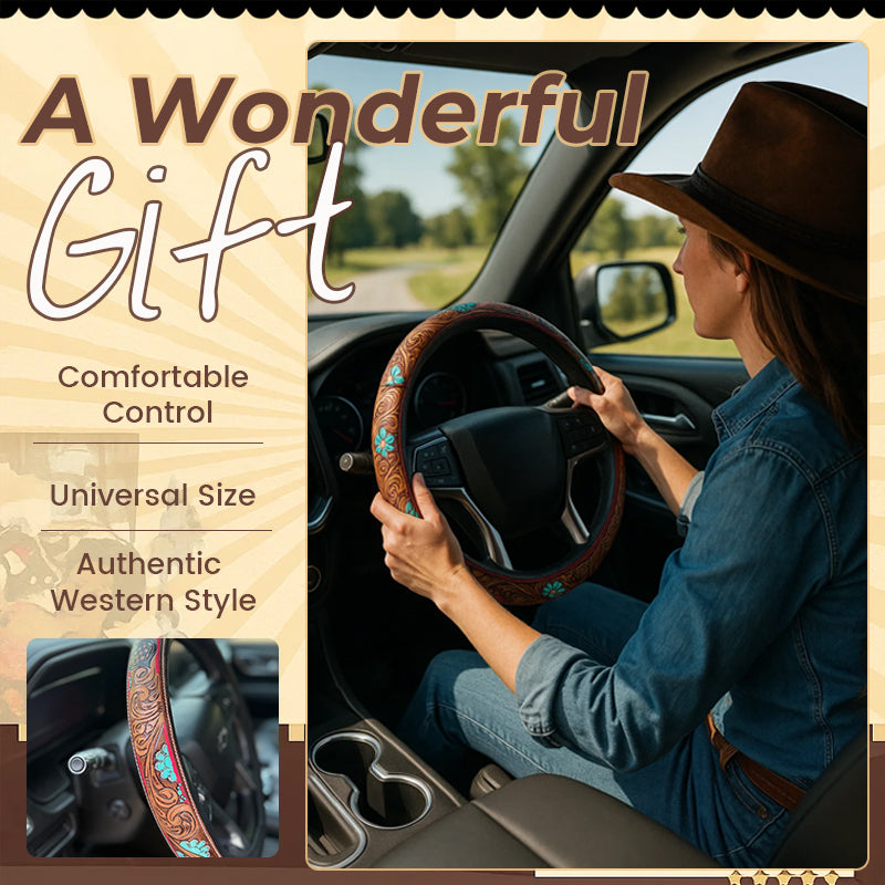 🤠 Funda de Volante Estilo Charro - Accesorio Auténtico para Tu Auto