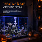 Halloween Dynamic Skeleton Fish Tank Ornament