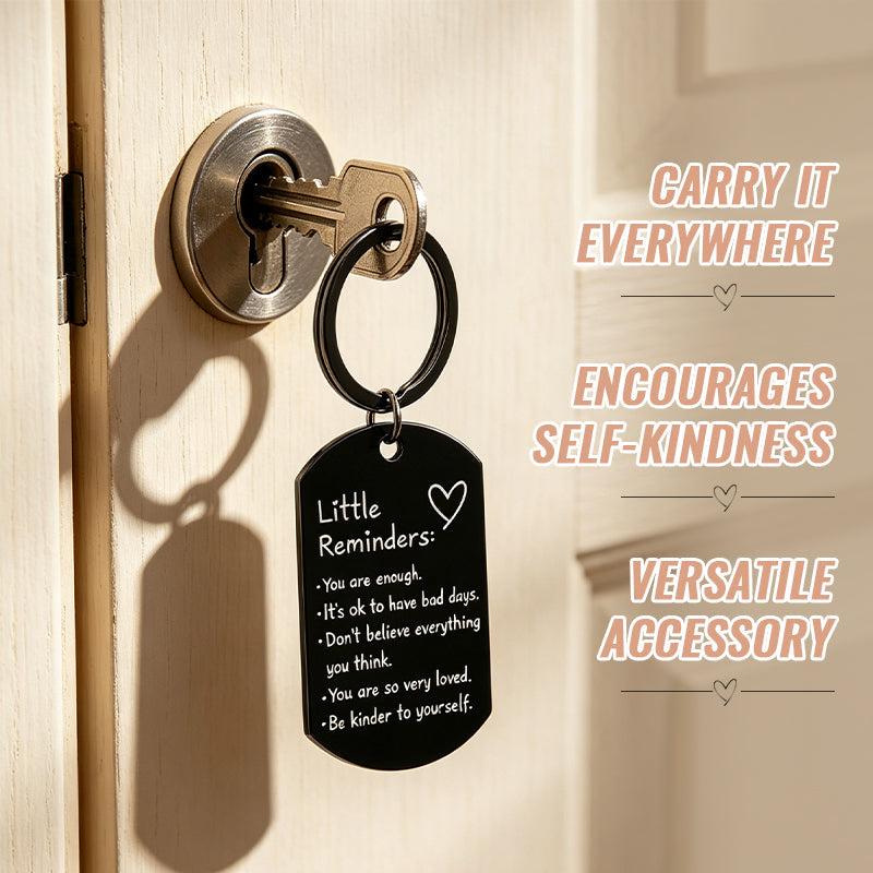 Little Reminders Engraved Keychain