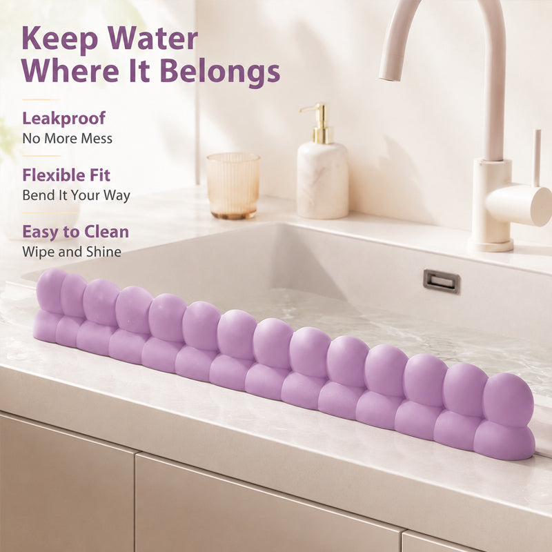 Silicone Sink Splash Guard Keep Your Kitchen Dry & Tidy