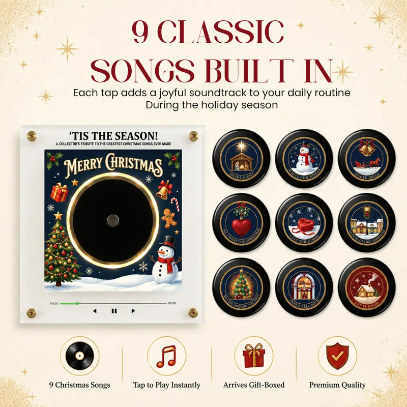 🎄 Kylskåpsmagnet med julmusik | 9 klassiska julsånger som sprider julstämning