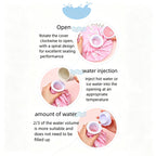 Cartoon Water Injection Cold Compress Bag for Sprains, Physiotherapy, Cooling Fabric Ice Pack, Outdoor Household Portable Foldable Cold/Hot Pack