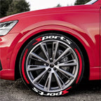 🔥 4PCS 3D Tire Lettering Stickers | Waterproof Universal Wheel Sidewall Decals