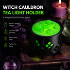 Witch crucible shaped tea wax lamp