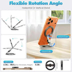 Foldable Magnetic Ring Phone Mount
