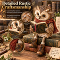 👉 📚🦉 Läsande ugglefigur