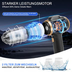 Cordless 4-in-1 Handheld Vacuum & Air Blower – Portable Rechargeable Cleaning Tool