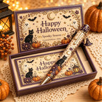 🎃🔮 Halloween Spooky Pen Gift Set | Decorative Pen, Matching Keepsake Card & Coordinating Gift Box in 3 Limited-Edition Styles ✨
